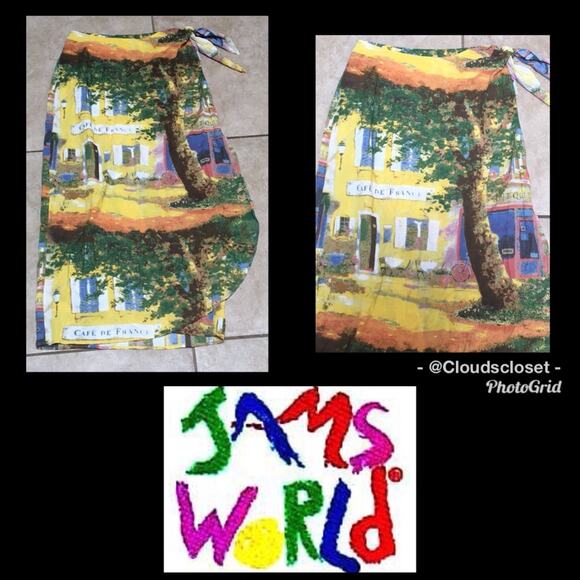 JAMS WORLD NEW W TAGS Café DE FRANCE Wrap SKIRT - Picture 1 of 7